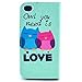 iphone 4 Case,iphone 4S Case, Welity Retro owl Love PU Leather Wallet Type Magnet Design Flip Case Cover Credit Card Holder Pouch Case for Apple iPhone 4/4S/4G and one gift