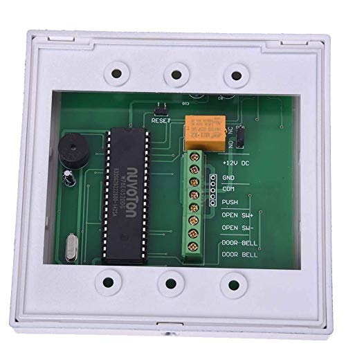 DierCosy Access Control System RFID Home Security Kit Proximity Door Entry Keyboard 10 Key Fobs Exit Button Household Products