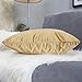Home Brilliant Gold Velvet Pillow Covers 18x18 Holiday Throw Pillow Cover Decorative Pillow Cases for Bedroom Living Room Decorations, 45cm (18 x 18 inch), Gold