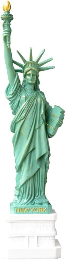 qwqqaq Large Statue of Liberty Statue,Replica Sculpture Statue of Liberty New York Souvenirs Figurines Resin Art Ornaments Desktop, Home Decor-a 14x16x58cm(6x6x23inch)