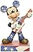 Enesco Disney Traditions by Jim Shore Mickey Mouse Rock and Roll Americana Figurine, 6.38 Inch, Multicolor