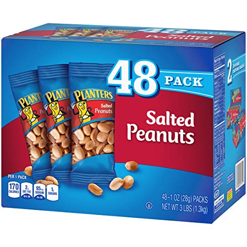 2 Planters+Salted+Peanuts+Bags+Pack