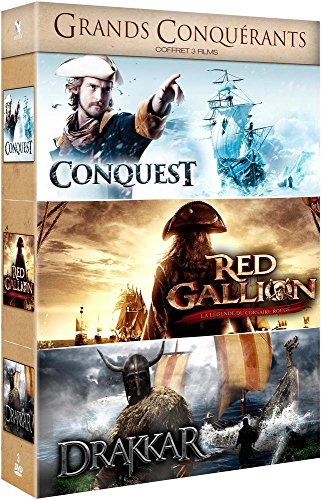 Grands Conquérants : Conquest + Red Gallion - La Légende Du Corsaire Rouge + Drakkar - Pack