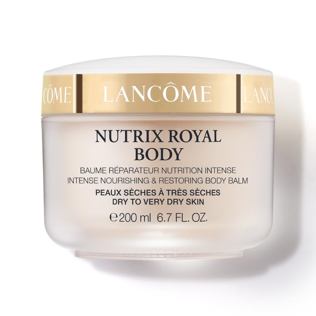 Lancôme Nutrix Royal Body Cream, Intensely Nourishing and Restoring Body Butter for Dry Skin with Royal Lipids and Vitamin E, Deep Hydration for a Healthy Glow and Supple Feel Finish, 200ml