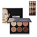 UCANBE 6 Colors Concealer Contour Hightlight 3 in 1 Deep Medium Light Cream Makeup Palette Kit