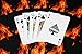 The Divine Card Company Poker Cards, Flames