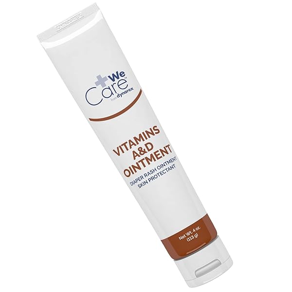 DYNAREX VITAMINS A & D OINTMENT, OINTMENT WITH VITAMIN A AND VITAMIN D SKIN PROTECTANT, FOR DIAPER RASH AND DISCOMFORT, WHITE, 1-4 OZ. TUBE