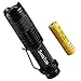 Semlos Mini SK98 5 Modes XM-L T6 900 Lumens Adjustable Focus Zoom LED Torch Flashlight with Rechargeable 18650 Battery and Charger