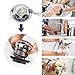 PGFUNNY Plastic Drain Hair Catcher, Anti-Mold Shower Drain Protect Bathtub Drain Cover Match Drain Sizes from 1.35” to 1.75”