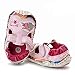 Lidiano Baby Toddler Sewing PU Leather Hook & Loop Cartoon Non-slip Sandals (6-12 Months, Pink)