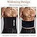 ZOHUMI Mens Waist Trimmer,Widening Neoprene Waist Trainer Ab Belt with Flexible Back Support for Fitness (L/ 28-41 inches)