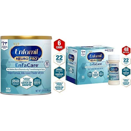Enfamil NeuroPro EnfaCare Premature Baby Formula Milk Powder Cans  (Pack of 6) and EnfaCare Ready-to-F