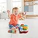 AMOSTING Learning Educational Development Musical Keyboard Drums Set for Toddler and Babies