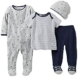 Carter's Baby Boys' 4 Piece Layette Set (Baby) - Ivory