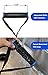 bodylastics Premium Heavy Duty Orange Handle Resistance Band with Patented Anti-Snap Technology, TPR Sweat Resistant Waffle Grip, Door Anchor & Exercise Booklet (Orange - 30 lbs.).