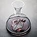 Iceberg Wine Decanter Aerator-100% Hand Blown Lead-Free Crystal Glass,Brand-New Design Elegant Red Wine and Liquor Carafe Set,Crafted Liquor Accessories,Wine Gift for Friends and Family
