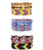 15 VSCO Bracelets for Teen Girls, VSCO Girl Friendship Bracelets for Women, Boho Jewelry String Bracelets, Cute Braided Bracelet Pack, Beaded Friendship Bracelet, VISCO Girl Stuff for Sleepover Party