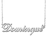 RONKAHSHOW Dominque Custom Pendant Name Necklace