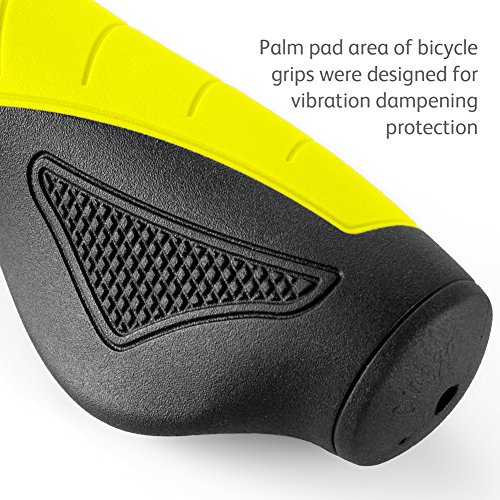 image for LYCAON Bike Grips by Bicycle Handlebar Grips with Solid & Extra-Thick 