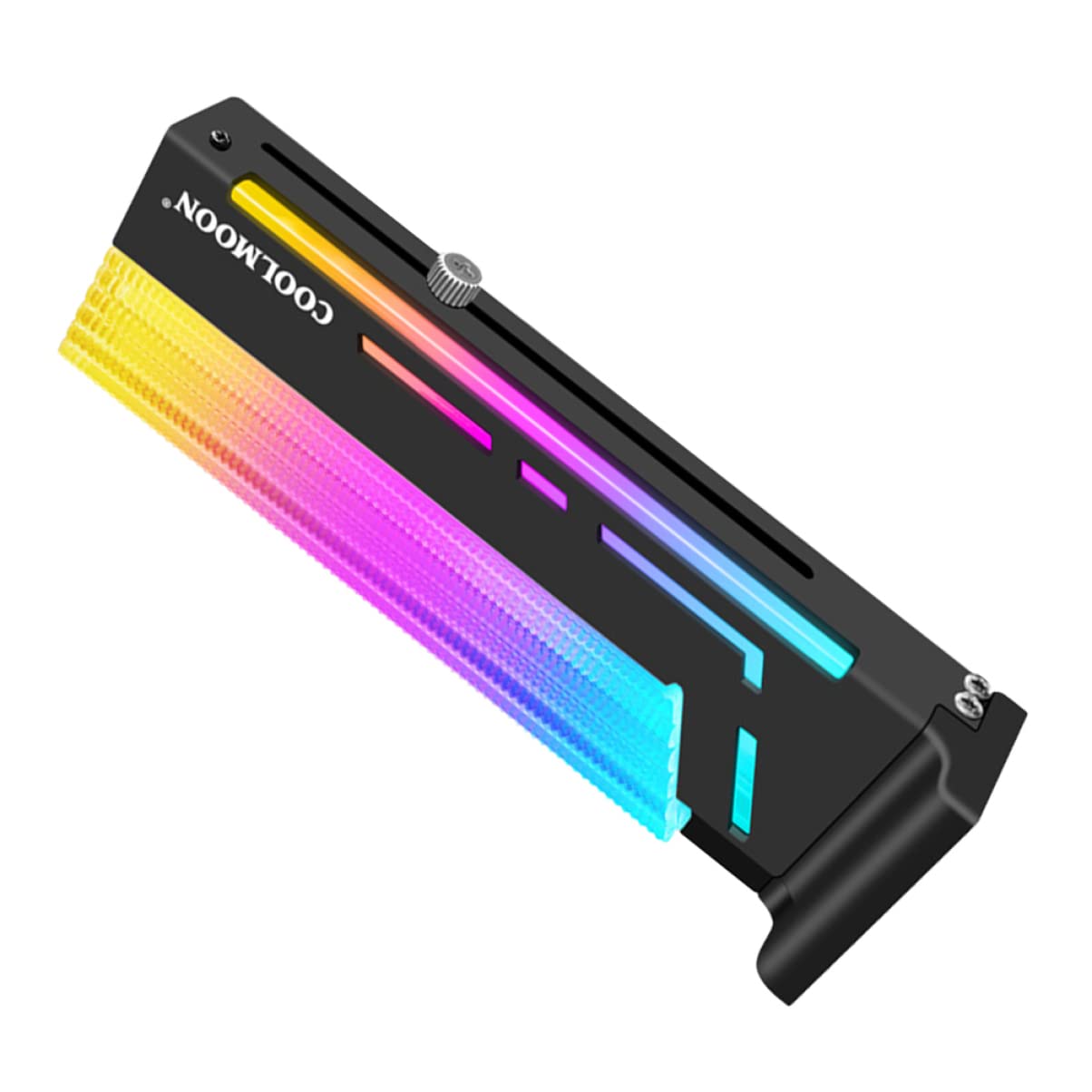 Mobestech Holder Fixation Supporting Rgb Support Gpu Accessory Led Black Card Part Computer Brace Argb Light Frame Bracket Graphic Magnetic V