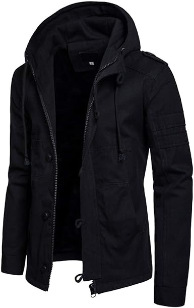 hooded cotton jacket