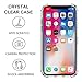 iPhone X Case, SKONYON Apple iPhone X Crystal Clear Shock Absorption Technology Soft TPU Cover Case for iPhone X (2017) - Clear