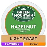 Green Mountain Coffee Roasters Hazelnut Decaf Keurig Single-Serve K-Cup Pods, Light Roast Coffee, 72 Count