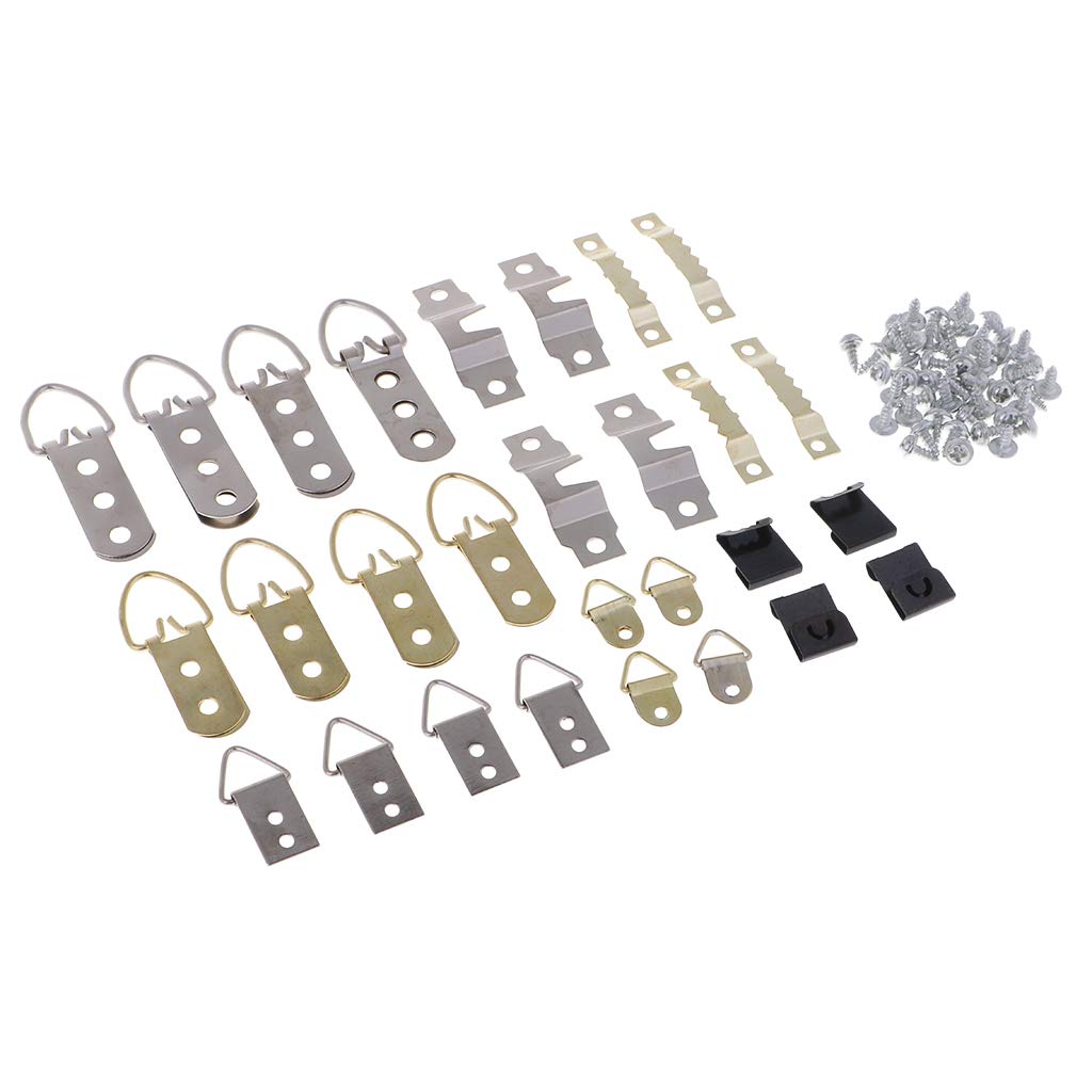Buy 76 Pcs Heavy Duty Assorted Picture Hangers Kit with Screws, Picture
