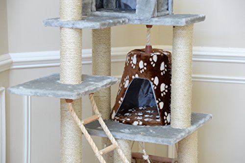 Armarkat Cat Tree Model A7802, Silver Gray