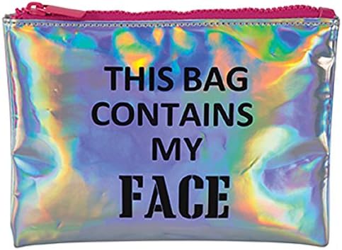 Harry D Koenig"This Bag Contains My Face" Cosmetics Bag, Small