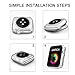 for Apple Watch 3 Case 42mm Screen Protector, SIRUIBO Soft Plated TPU Slim All-around Protective Bumper Cover for Apple iWatch Series 3 Series 2 Series 1 Edition Sport, Silver