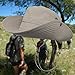 OMECHY Outdoor Bucket Mesh Hat Summer UV Protection Sun Cap Boonie Fishing Camouflage Hat,Khaki