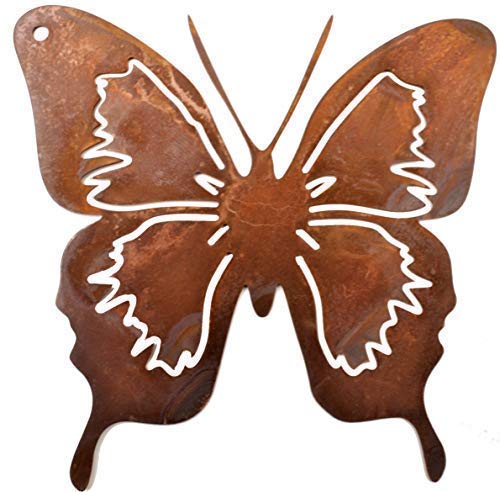 Rust Butterfly Hanging Decoration