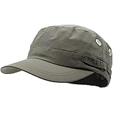 The Vintage Year Washed Cadet Cotton Twill Adjustable Military Radar Distressed Sport Caps