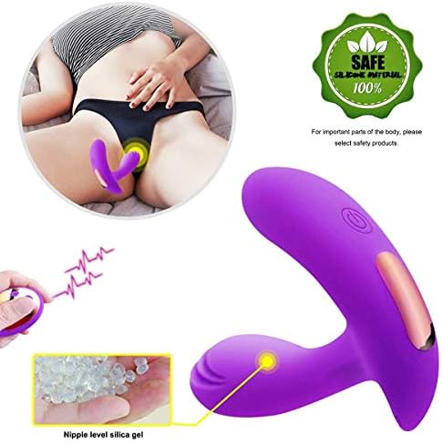 UIARTLOVE Wearable Butterfly Massaging Toys - Multiple Speed- Wireless Remote Control - Silent Soft Skin-Friendly - Back Neck Shoulder Relaxation UIARTLOVE
