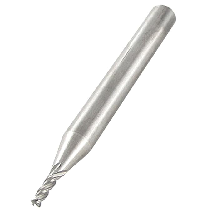 uxcell Straight Shank 5/64" x 1/4" End Mills Cutter Cutting Tool