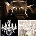LEDMO LED Candelabra Bulb,E12 7W,Daylight White 6000K,LED Candle Bulbs,Sharp Tip,Sliver(6 Pack)
