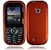 For LG Cosmos 3 VN251S Cosmos 2 VN251 Rubberized Hard Cover Case Orange Accessory