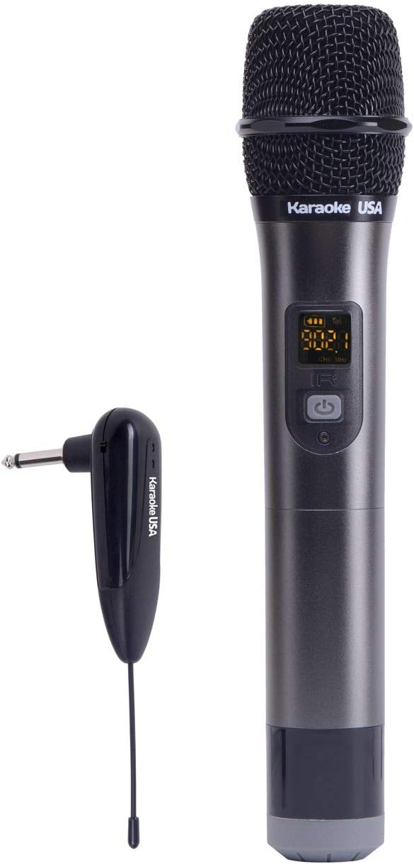 KARAOKE USA WM900 UHF WIRELESS MICROPHONE (pair upto 20 mics)