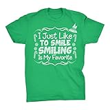 I Just Like To Smile, Smiling Is My Favorite - Christmas Holiday - T-SHIRT