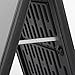 Street SignPro Poster with Protective Cover, A-Frame Sidewalk Curb Sign Sandwich Board, Folding Portable Double Sided Advertising Display (24x36 with Lens, Black)