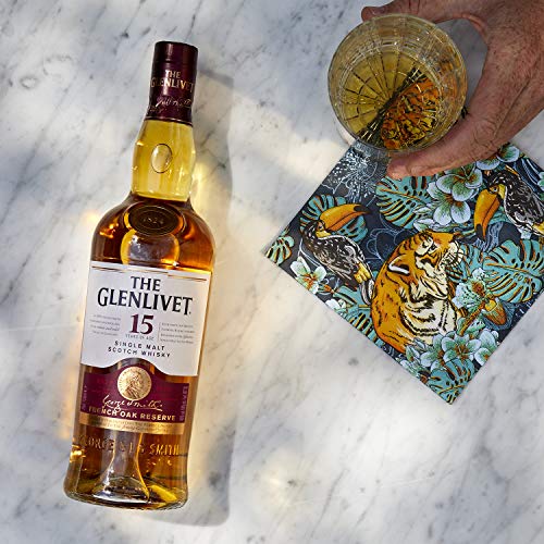 The Glenlivet 15 Jahre Single Malt Scotch Whisky – French Oak Reserve Scotch Single Malt Whisky – 1 x 0,7 l – Bild 6