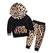 Baby Girls Floral Hoodie+ Floral Pant Set Leggings 2 Piece Outfits