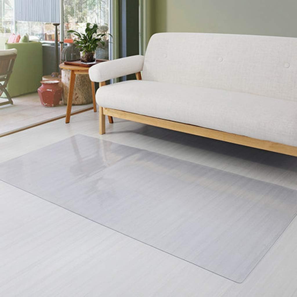 24x24inch Transparent Chair Mat,Vinilo PVC plástico No Tóxico Sin Olor