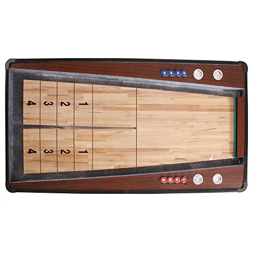 Hathaway Ricochet Shuffleboard Table, Cherry Finish, 7-Feet Hathaway Ricochet Shuffleboard Table, Cherry Finish, 7-Feet