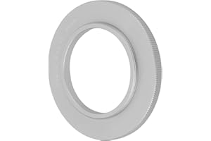 YUEHISY 39mm to 49mm Lens Filter Adapter Ring, Silver Aluminum Alloy Step Up Ring Adapter, Prevents Light Leakage, Filter Acc