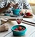 LAOPAO Collapsible Silicone Bowl with Lid 500ML 1000ML for Outdoor Camping, Travel, Hiking and Indoor Home Kitchen, Office, School Student, Food-Grade, Space-Saving…