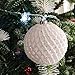 ALEKO CHB01WH Shatterproof Iridescent Holiday Christmas Ornament Variety Pack Set of 9 White and Silver