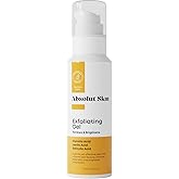 AbsolutSkin Exfoliating Gel – Gentle Peeling Gel with Glow Inducing Acids – Unclogs Pores, Smooths Texture & Brightens Skin – 100ml