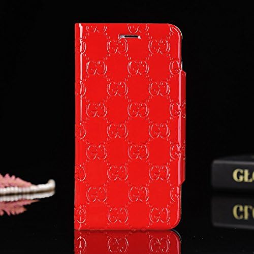 iPhone 7 iPhone 8 Case, New Elegant Luxury PU Leather Classic Style Cover Case For Apple iPhone 7 iPhone 8 ( Color : Red )